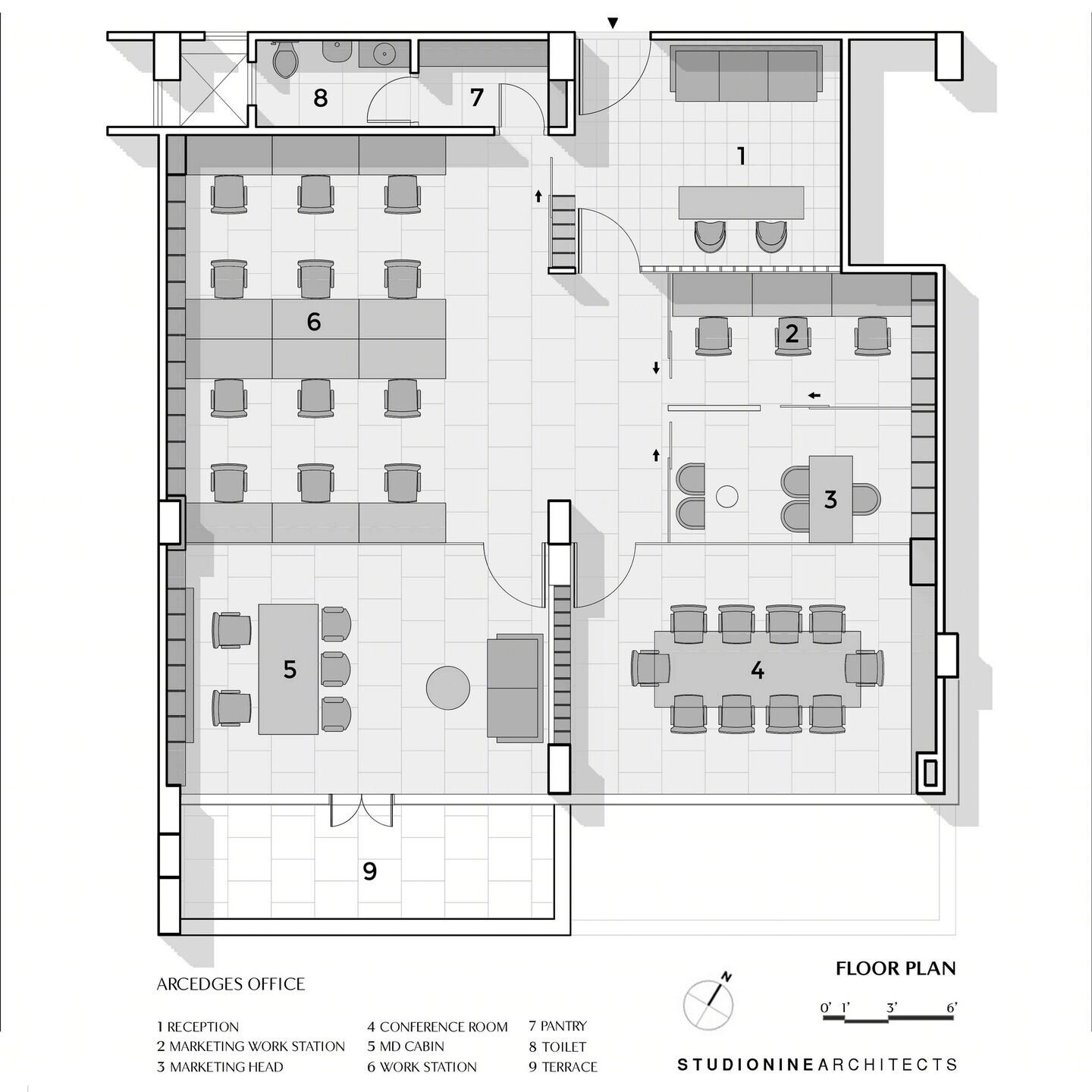 Arcedges 办公室丨印度丨StudioNine Architects-33