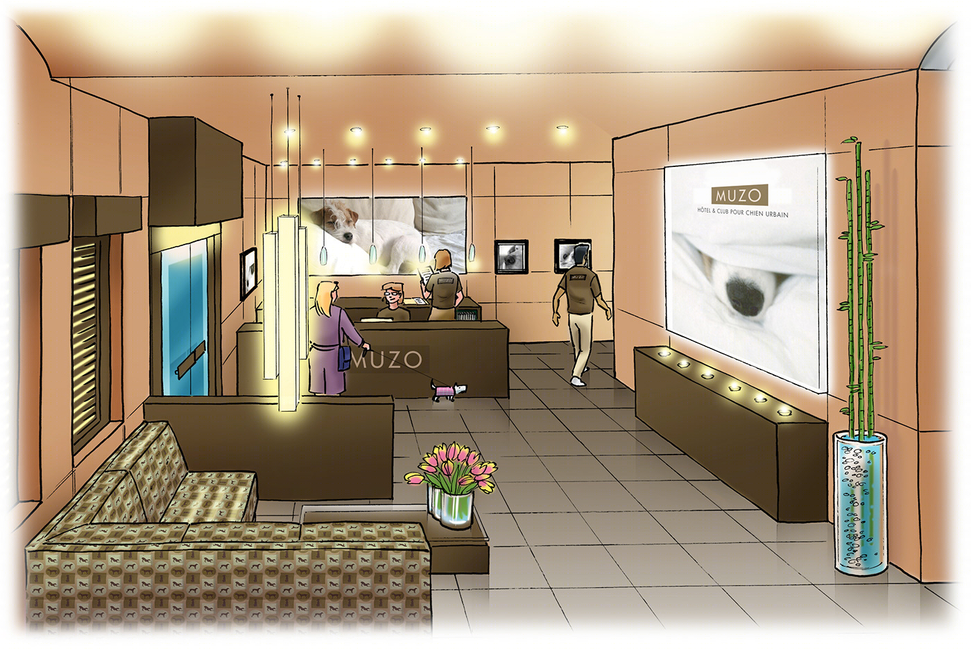 MUZO 狗猫酒店设计-8