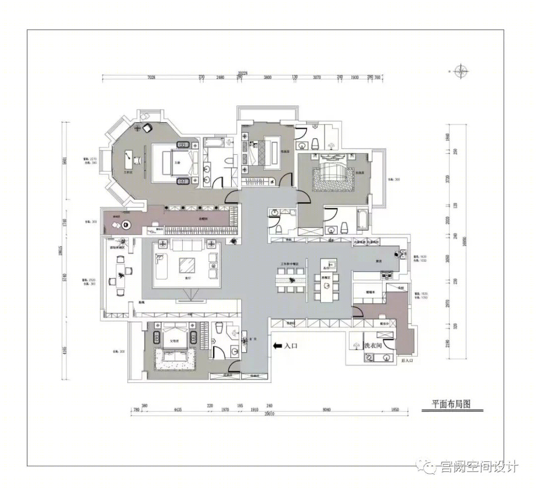 锦河湾现代简约美宅丨中国河北丨宫阙空间设计-8