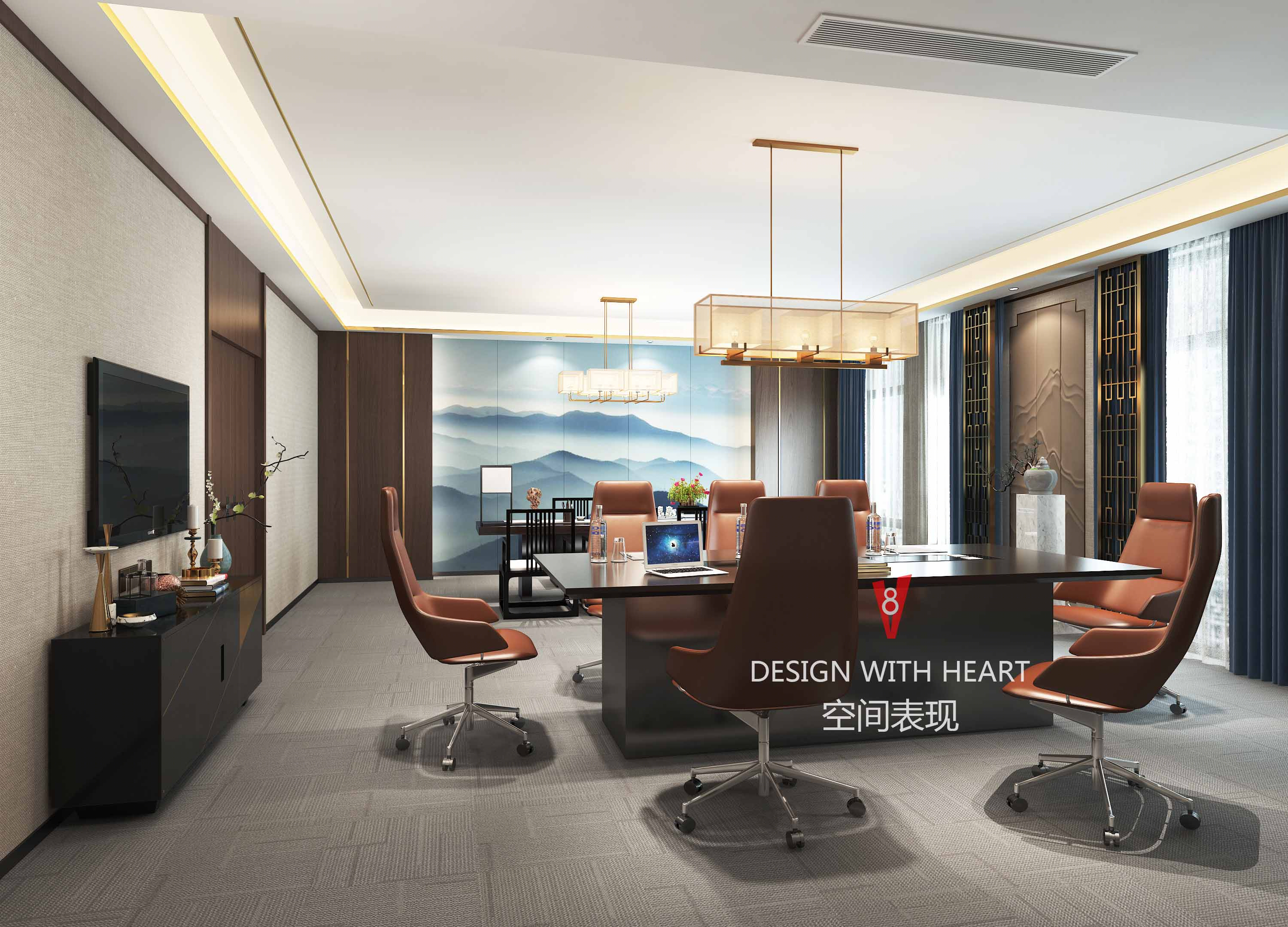 现代办公室展示-5