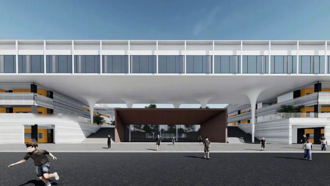 盐城高新区智能终端小镇学校丨中国盐城丨上海大介建筑设计,杭州澜山建筑设计-59