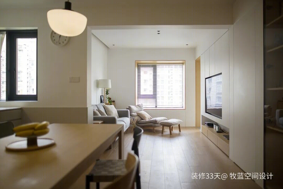 简约实用两居室设计丨中国广州丨牧蓝空间设计（广州）-1