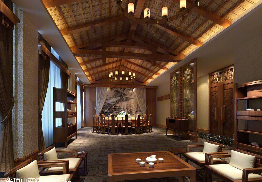 《禅茶一品酒店》 | 平顶山禅意酒店设计典范-10