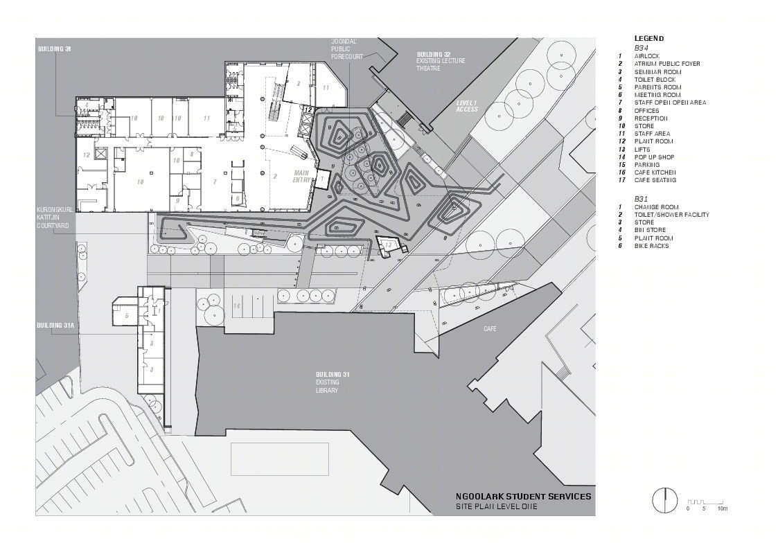 澳大利亚帕斯 Ngoolark 学生服务大楼丨JCY Architects and Urban Designers-30