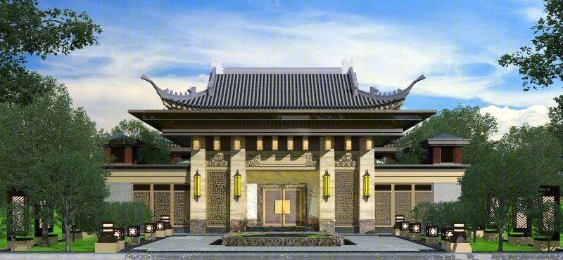 中国院子,新中式大宅设计,狮子座建筑设计-0