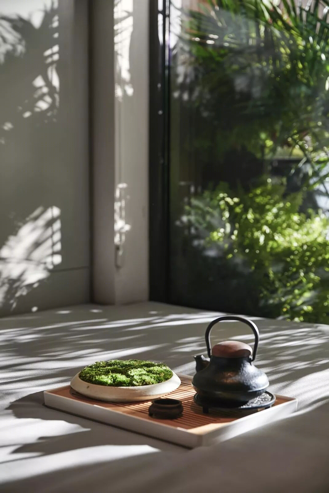 极简融合,花园大平层的原始纯粹品味-15