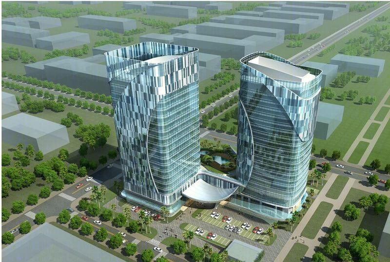邹春辉丨办公建筑丨海口荣城铂郡办公楼-0
