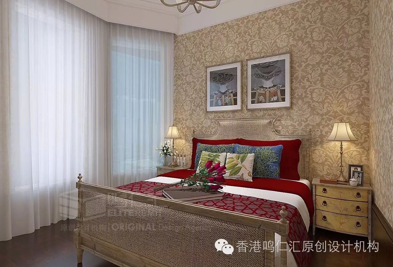 美式古典风情，镇平龙源社区别墅家装-32