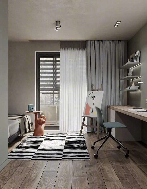 高级黑公寓 · ARTSTUDIO 的 170㎡现代空间设计丨俄罗斯-53