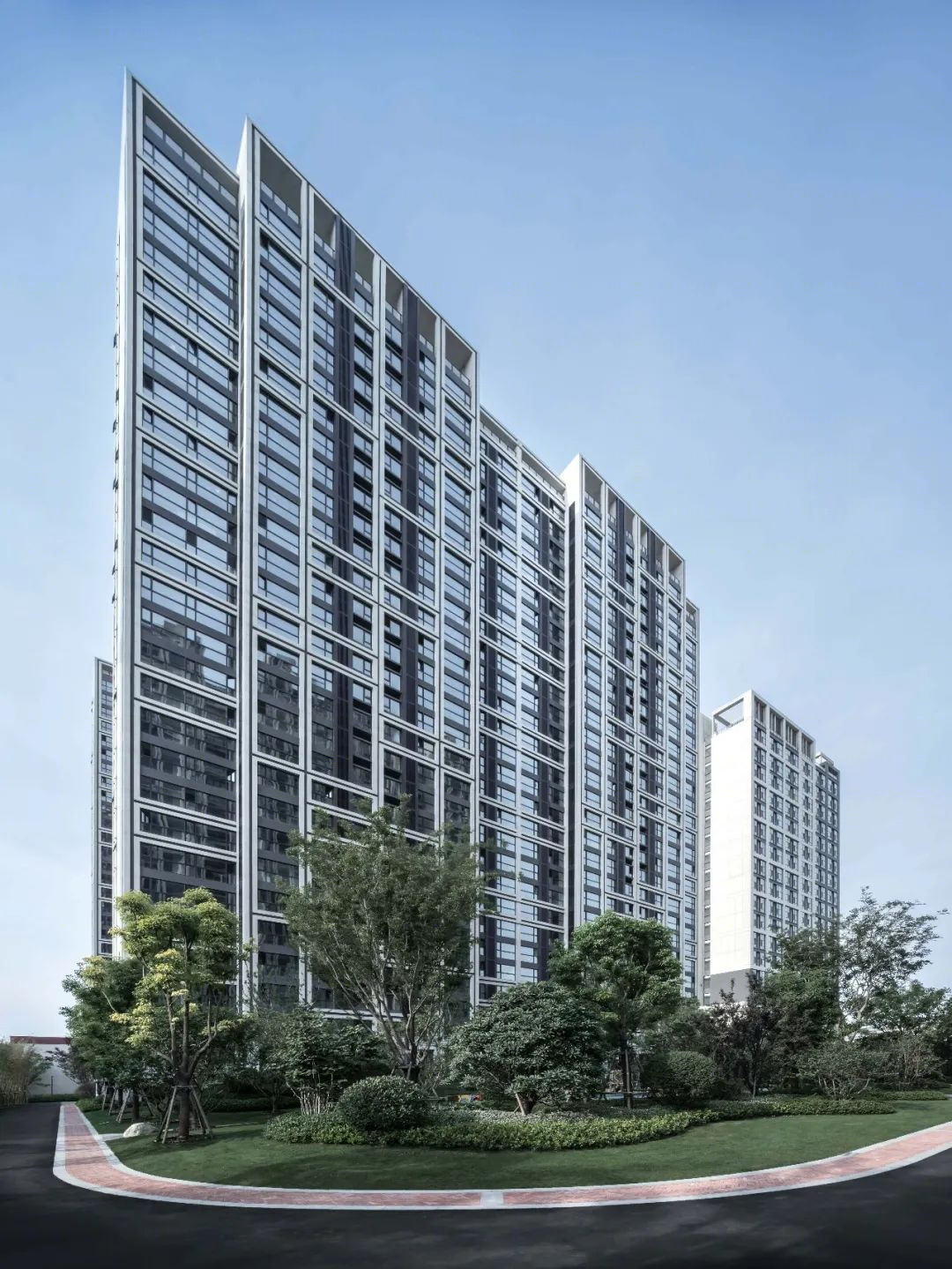 郑州永威金桂苑++ 微棠大厦 | 现代住宅的“线-- 面-体”构成之美-40