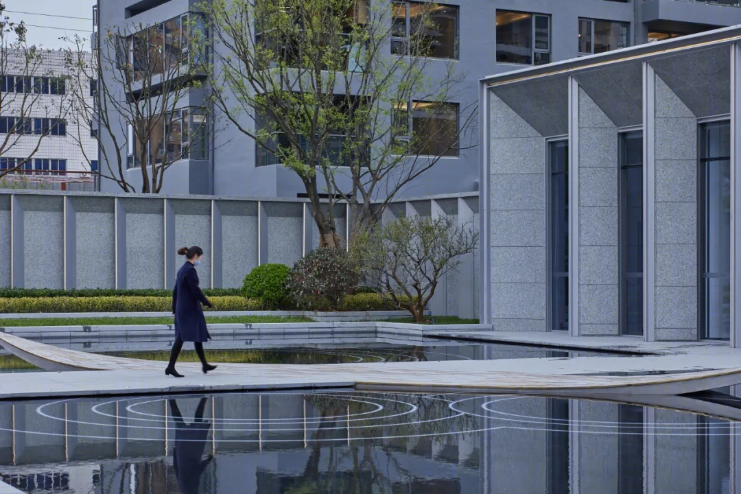 杭州新希望华发锦粼云荟示范区景观——水韵婉约,空间转换-5