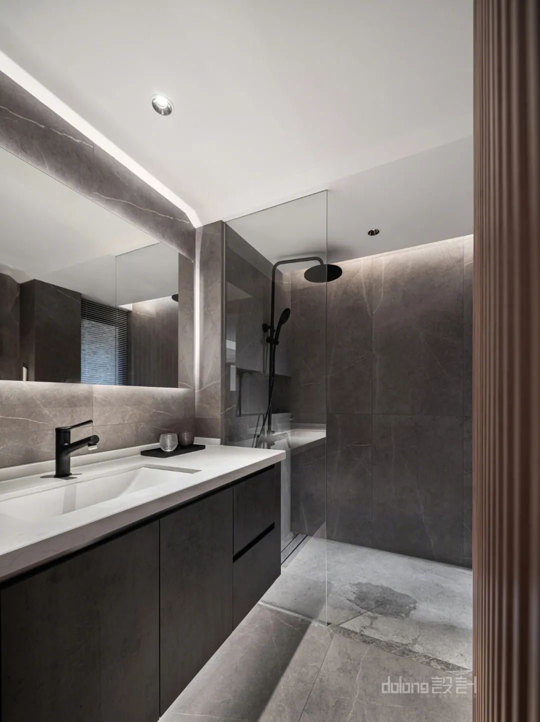 《微光》现代极简婚房设计丨中国金华丨DoLong董龍设计-56