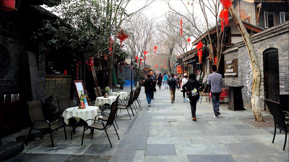 成都宽窄巷子街区景观-10