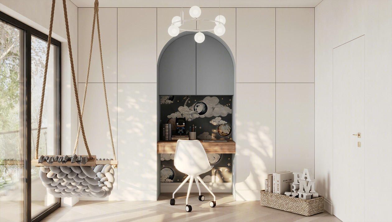 白色系+金属 体验舒适精致的生活-23