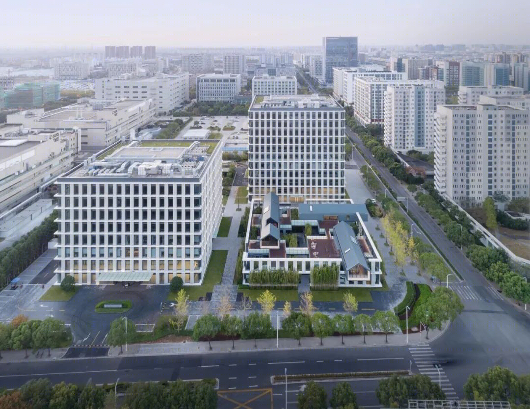 上海张润大厦——现代办公商业一体化设计-8