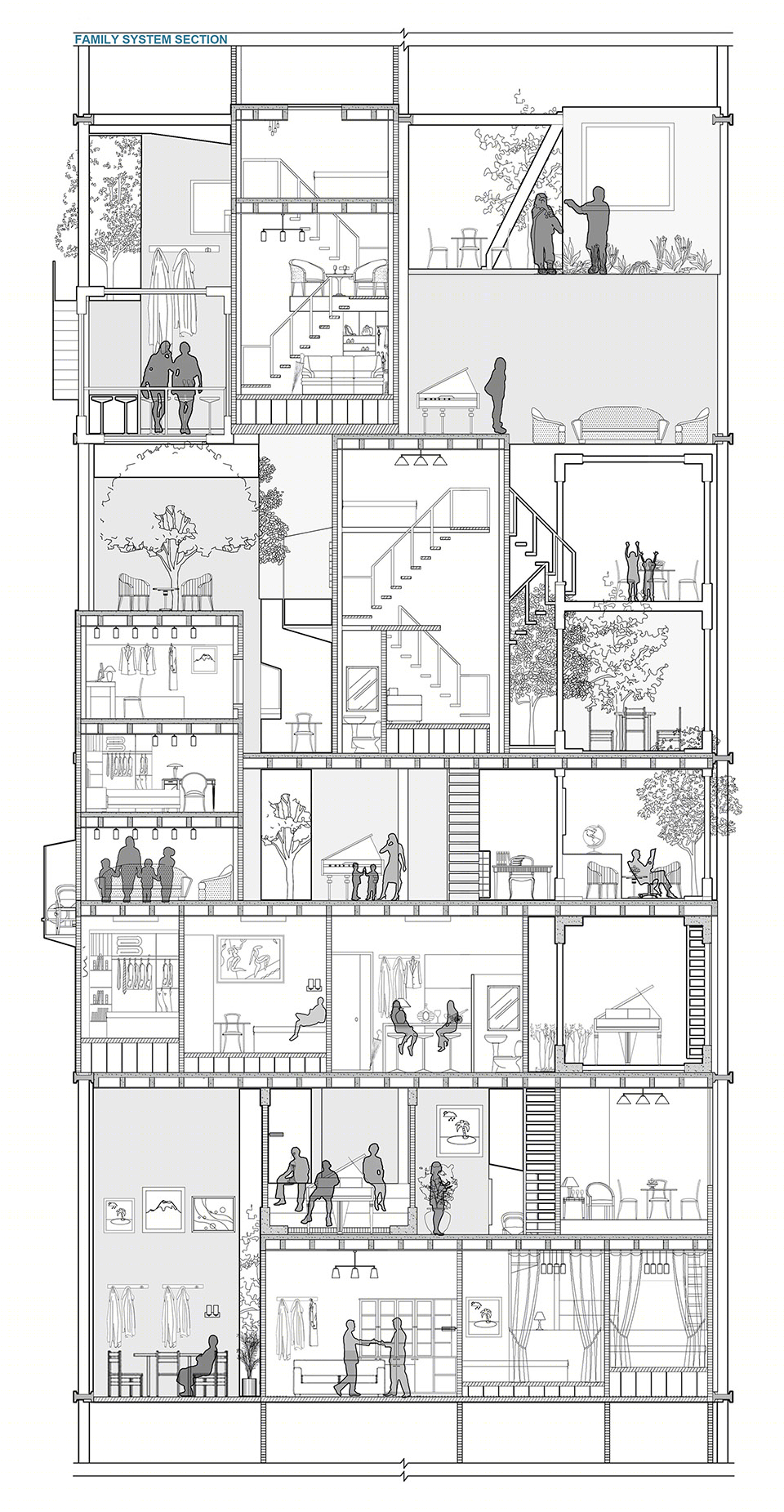河北工业大学建筑学四年级高层设计展-52