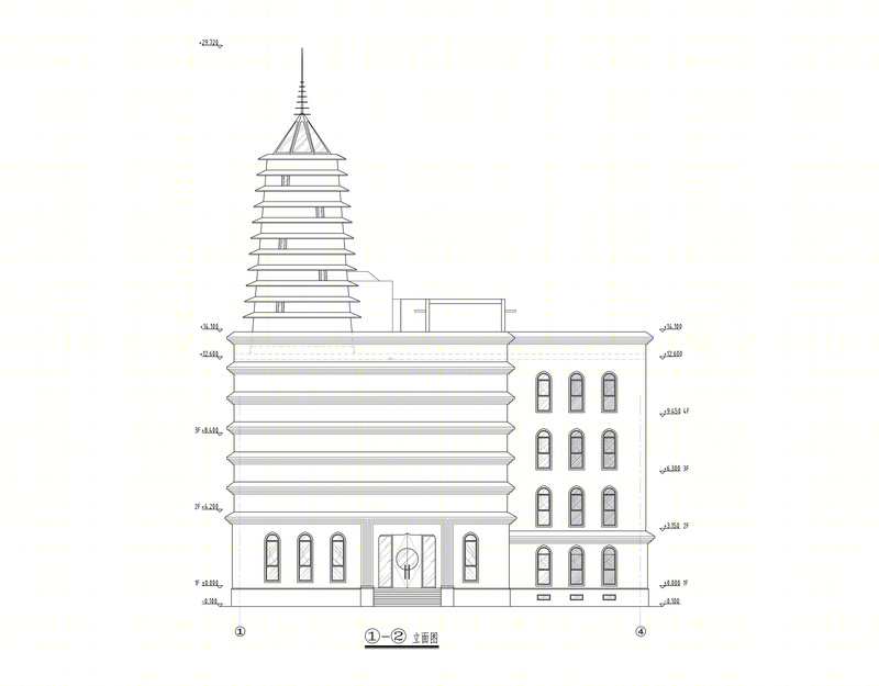 北京宋庄金刚宝座寺——融合多元文化的现代佛教建筑-50