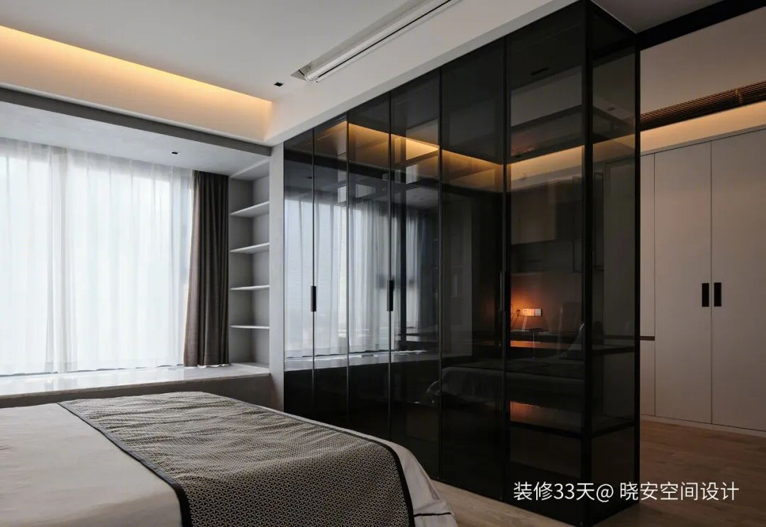 现代质感三室改造丨中国无锡丨晓安空间设计（苏州）-34