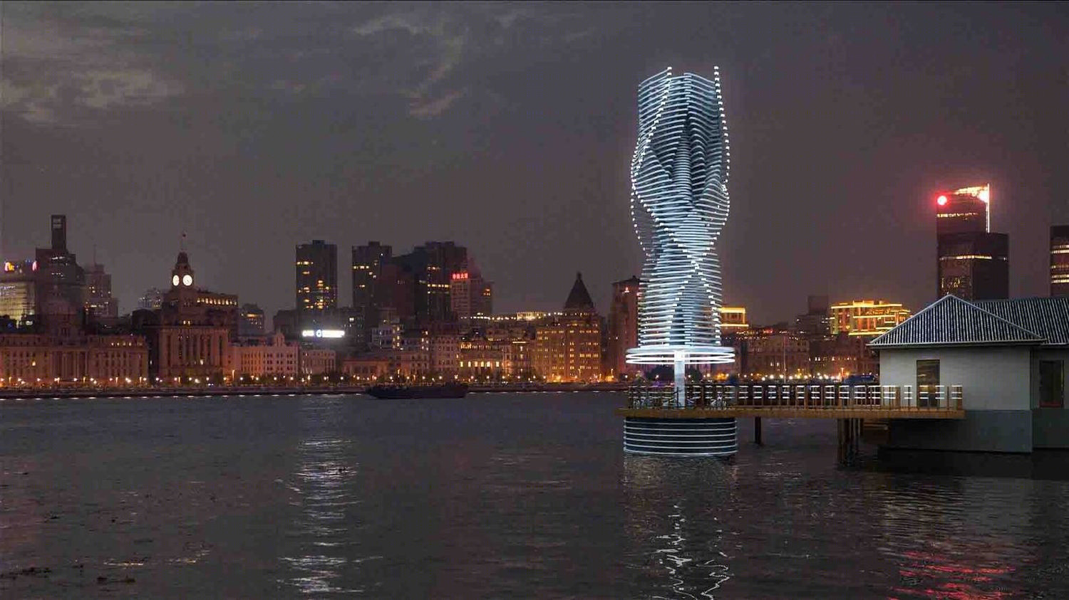 上海浦东灯塔景观-13