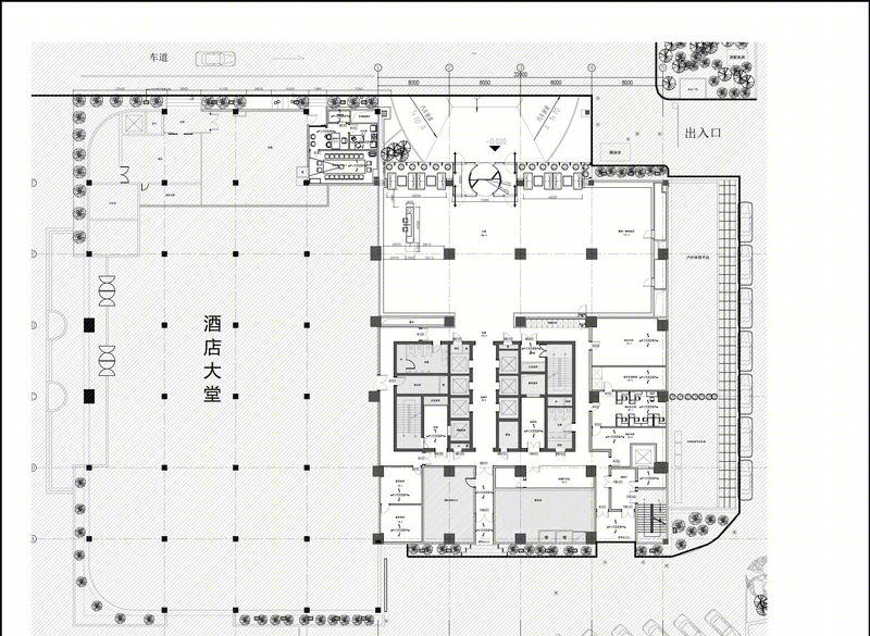 上海建工大厦绿色节能大堂设计-18