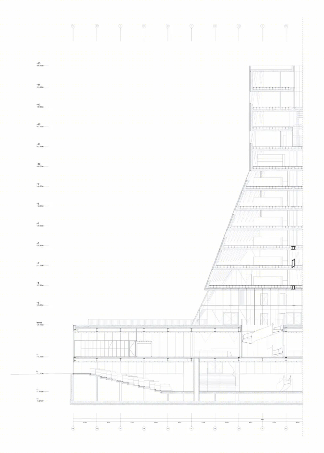 安特卫普公共花园 | 现代主义三角形窗口形式新建筑-34