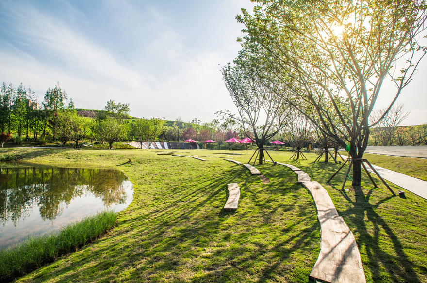 重庆湖边社区公园-16