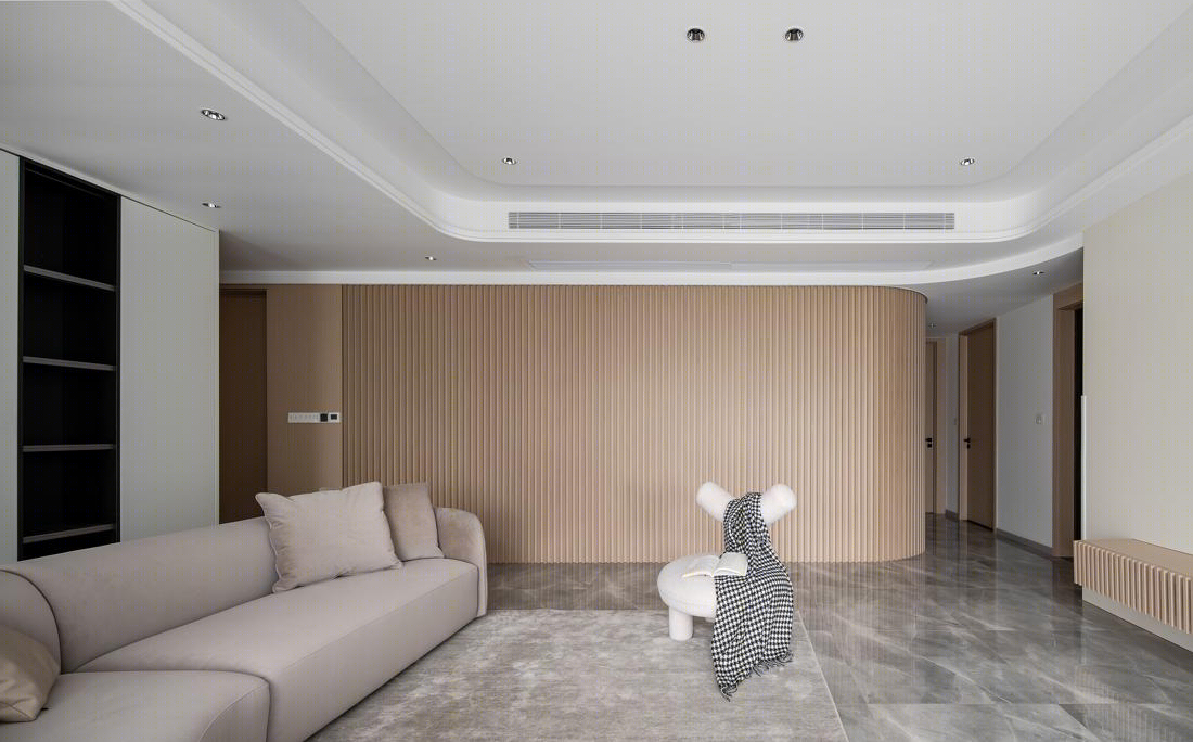 拥有花园般阳台和木格栅墙面的家丨中国重庆-14