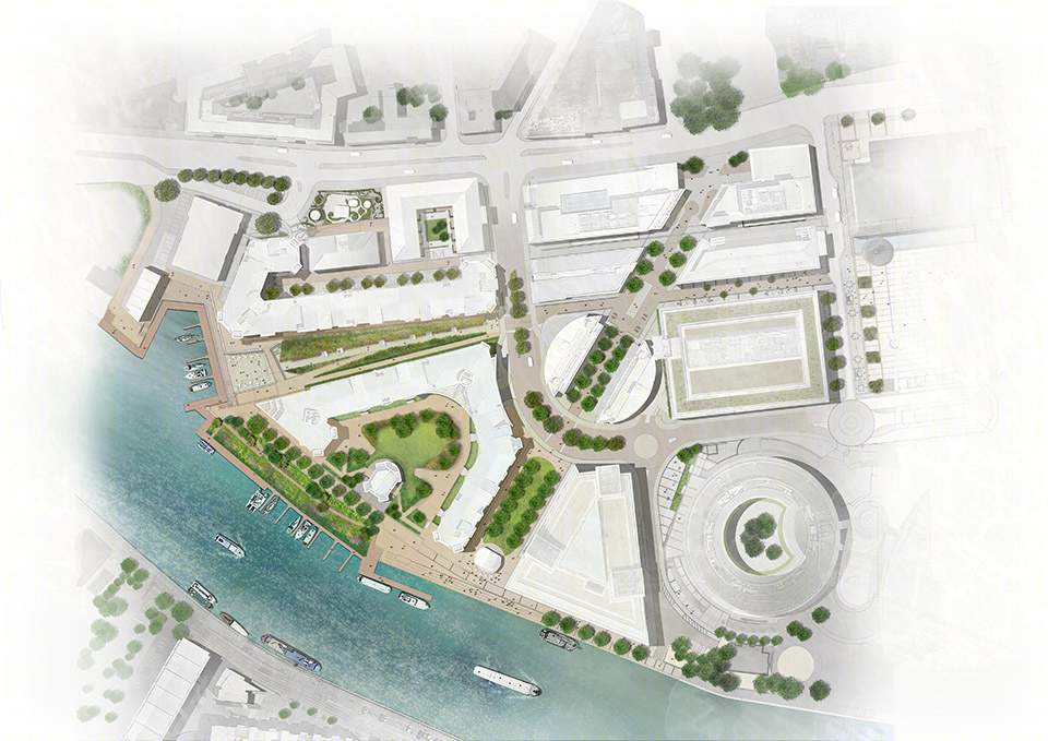 布里斯托尔 Harbourside 公共空间 | 绿色之都的海滨复兴-16
