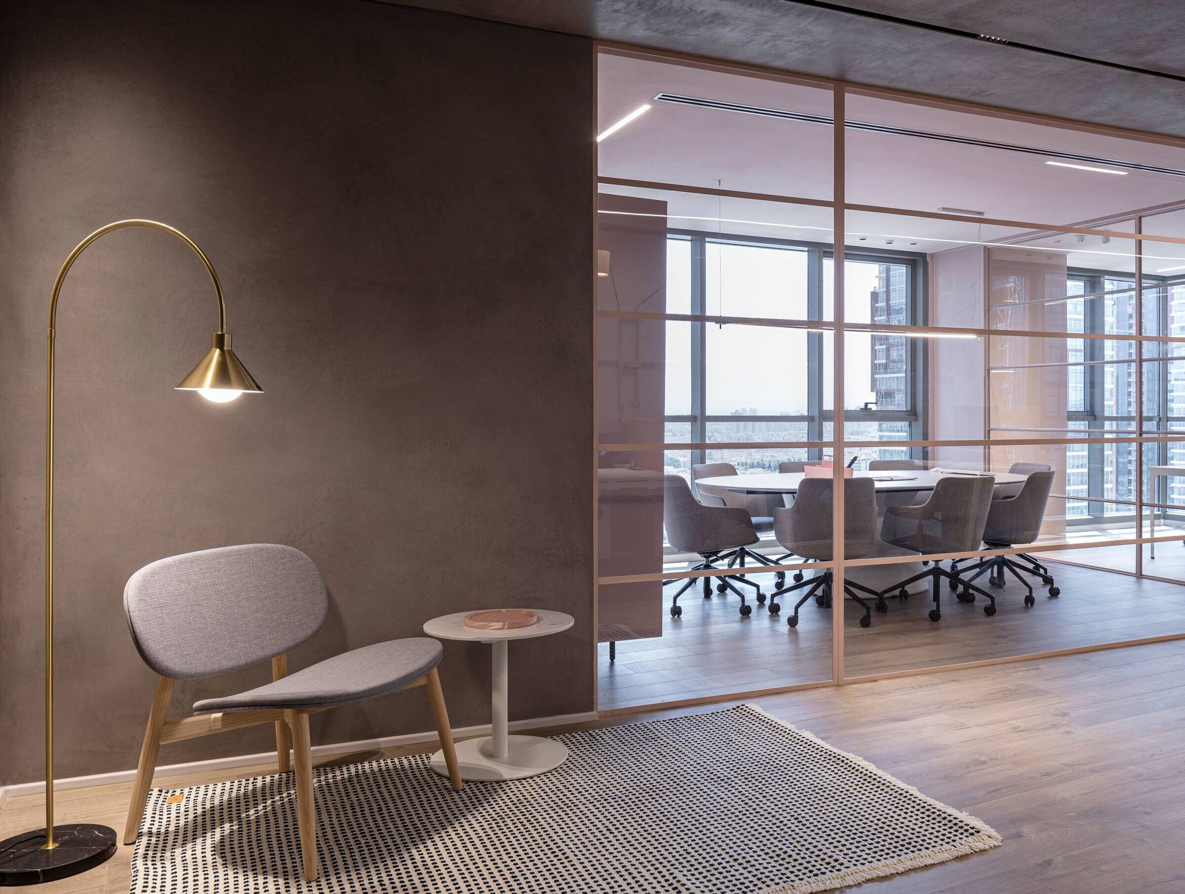 粉色保险办公室丨以色列丨Amit design studio-23