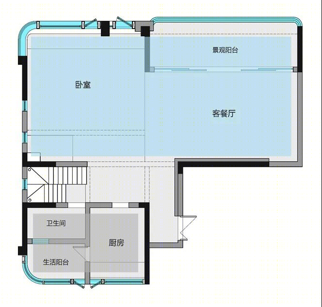 三代同堂的现代简约之家 | 金属质感、宽敞厨房、优雅情调-8