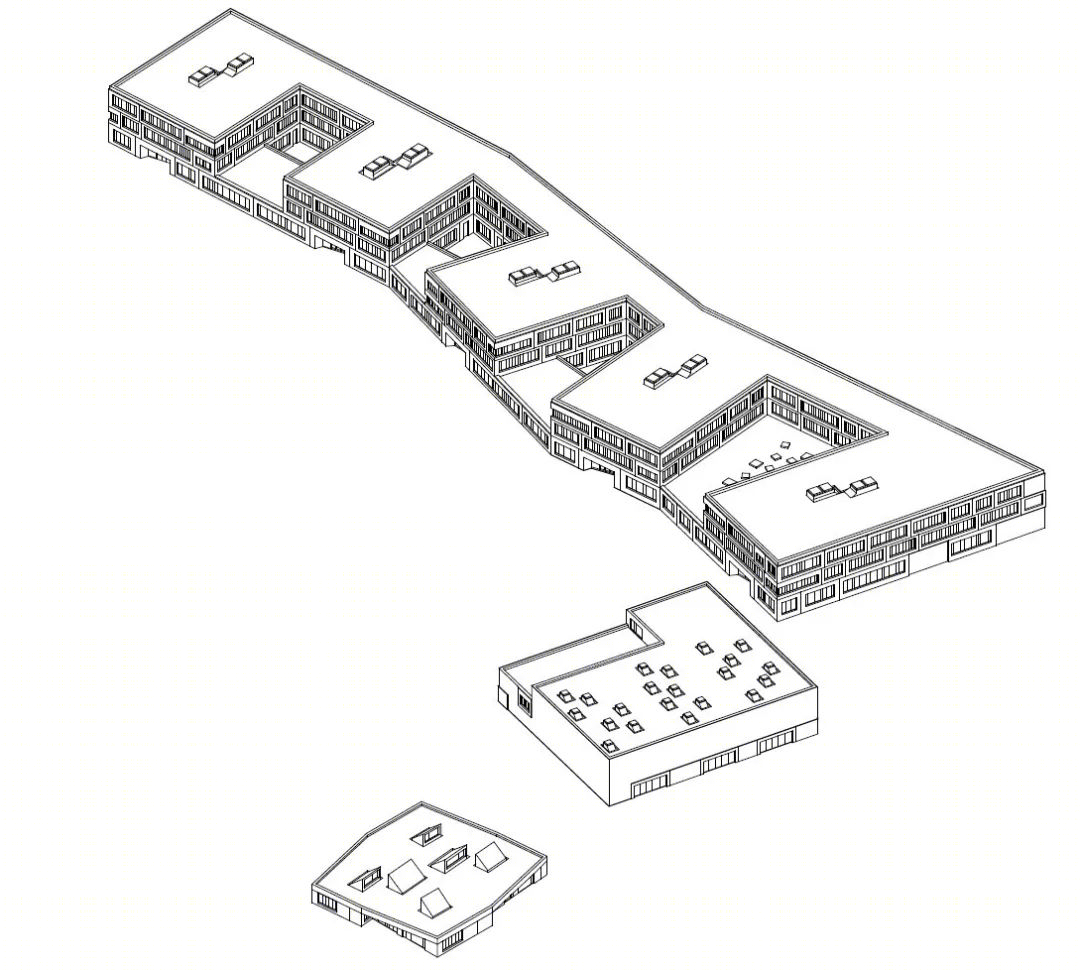 慕尼黑南站小学建筑群 | 五彩混凝土框架的雕塑立面-34
