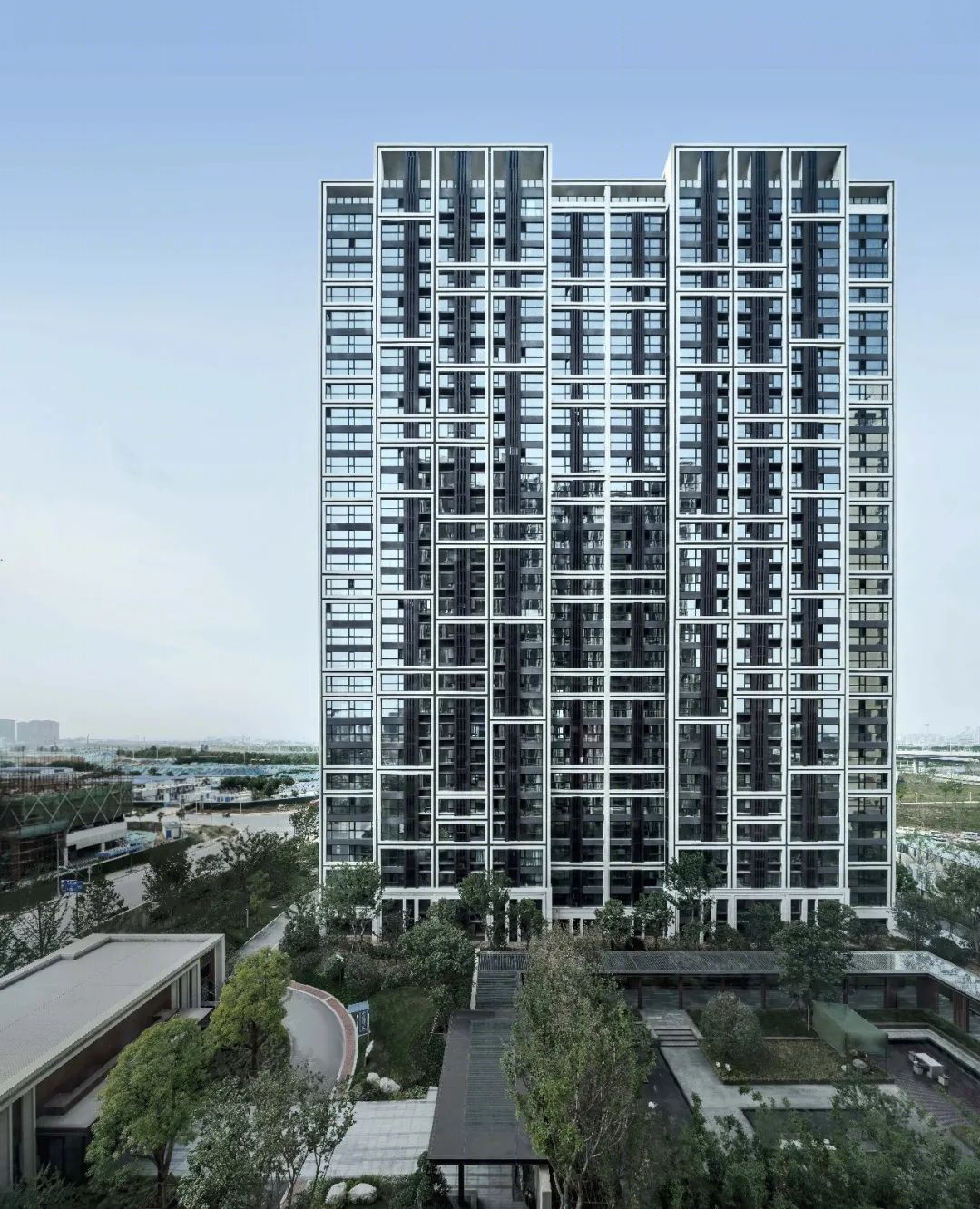 郑州永威金桂苑++ 微棠大厦 | 现代住宅的“线-- 面-体”构成之美-49