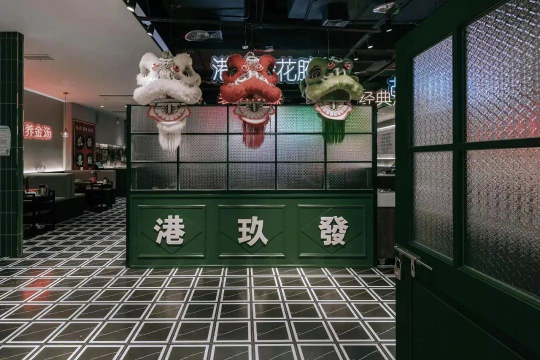 港玖發·花胶鸡 · 复古香港街头风情餐饮空间设计丨中国重庆丨琢信工装品牌——贰方设计-13