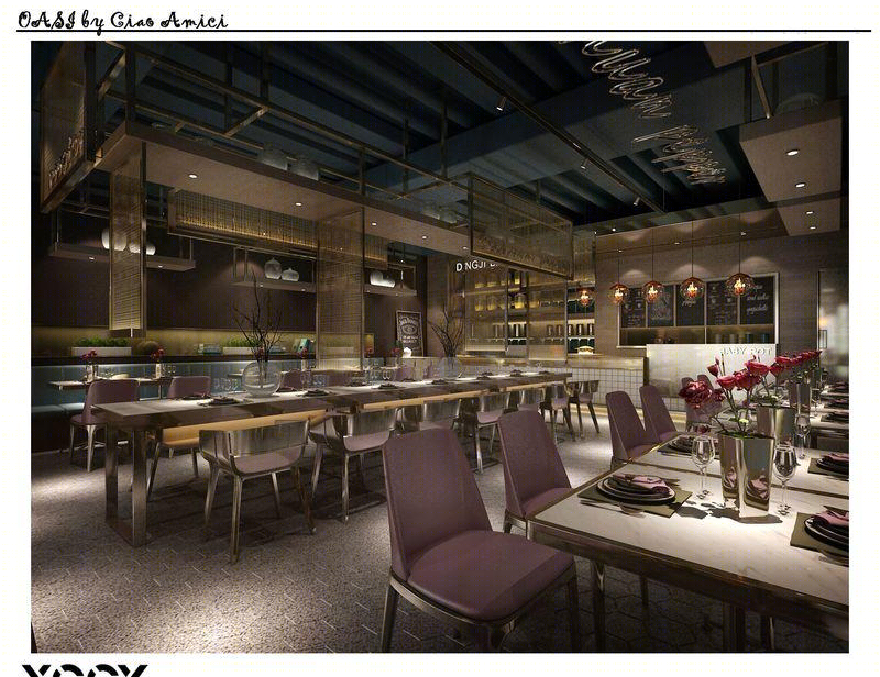 林俊枫丨快餐店丨OASI by Ciao Amici牛排披萨郑州店-1