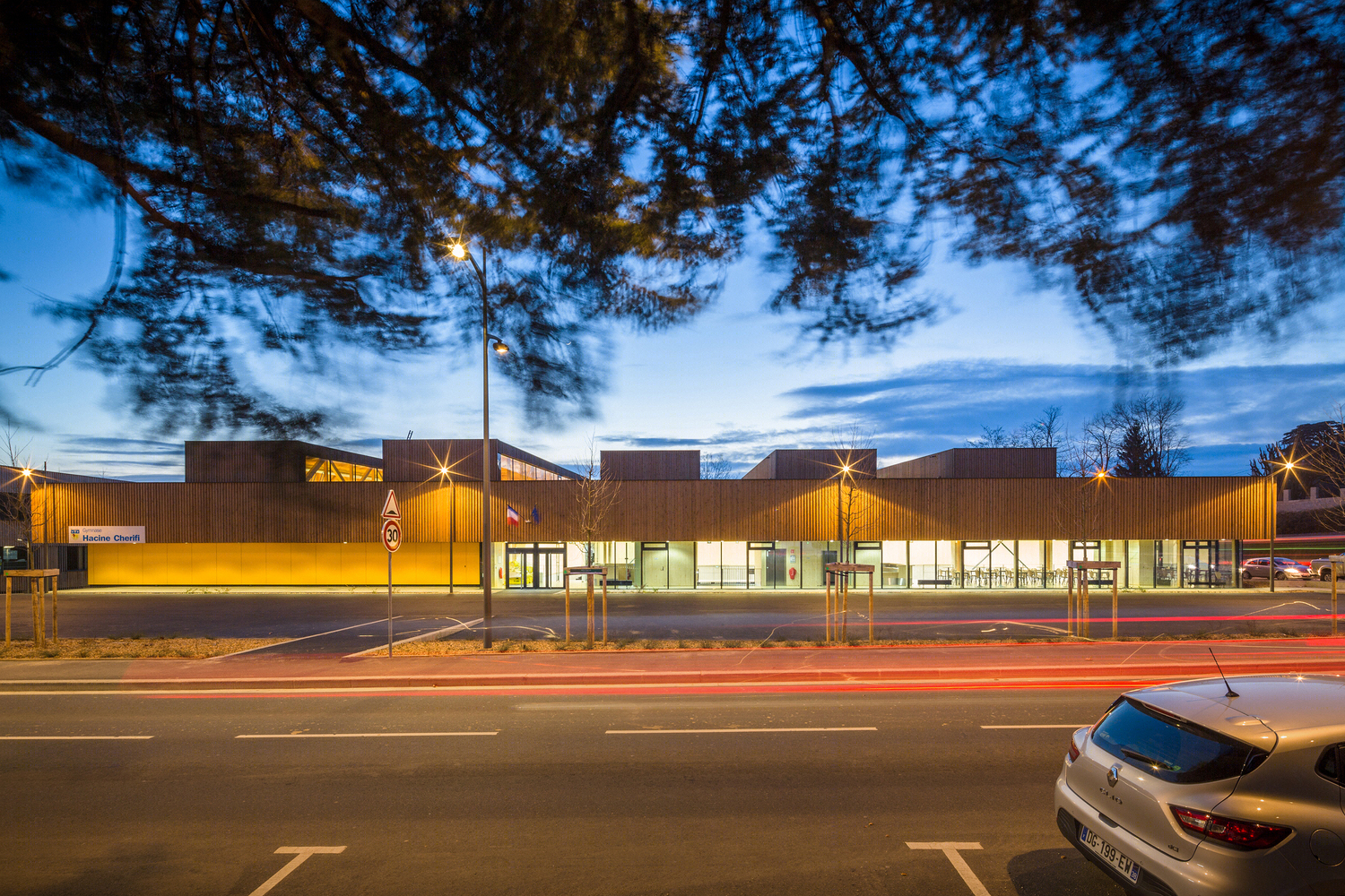 法国 Hacine Cherifi 体育馆丨Tectoniques Architects-56