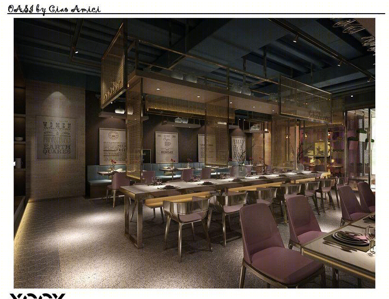 林俊枫丨快餐店丨OASI by Ciao Amici牛排披萨郑州店-2