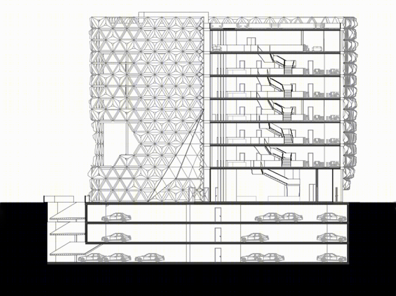 迪拜变色龙混合功能办公楼丨WWF architects-23
