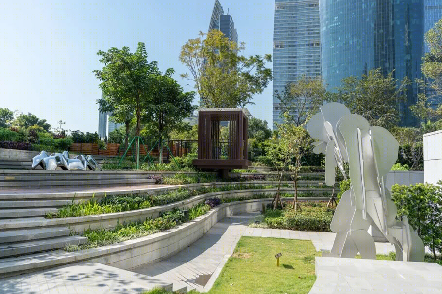 广州东塔(周大福金融中心)丨中国广州丨泰国P Landscape,广州普邦园林股份有限公司-41