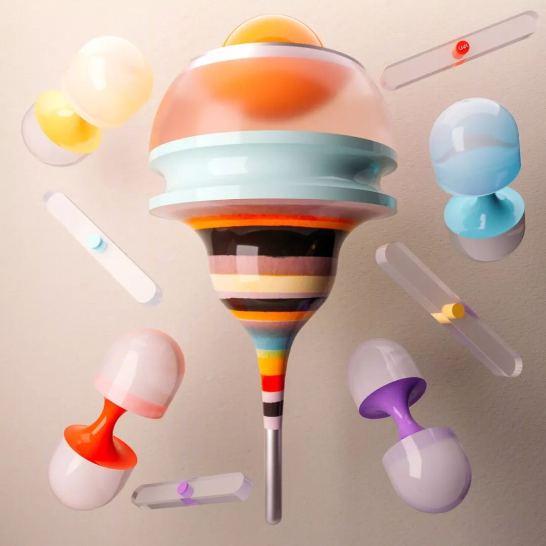 梦幻色彩的 3D 艺术盛宴-56