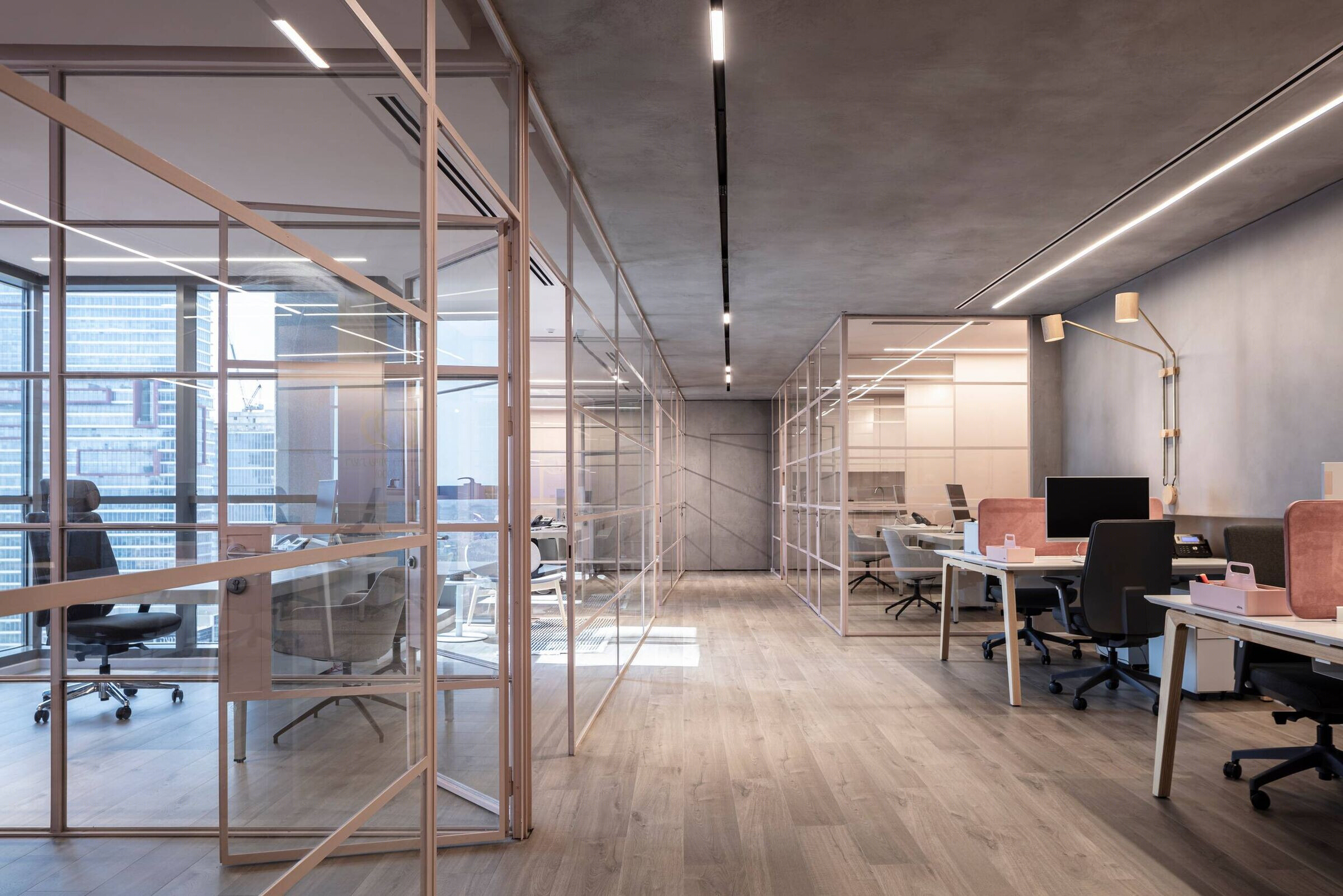 粉色保险办公室丨以色列丨Amit design studio-31