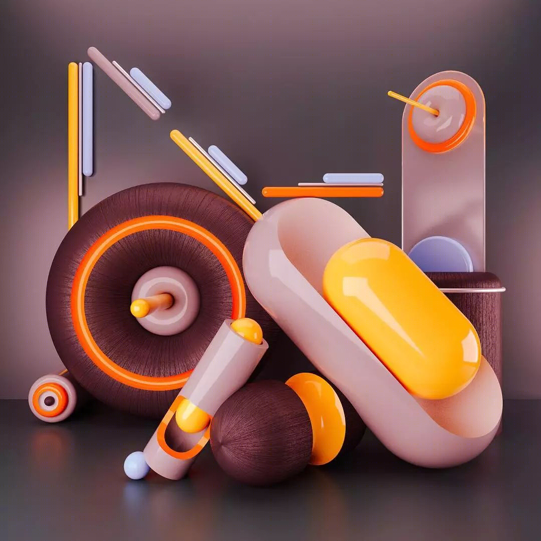 梦幻色彩的 3D 艺术盛宴-57