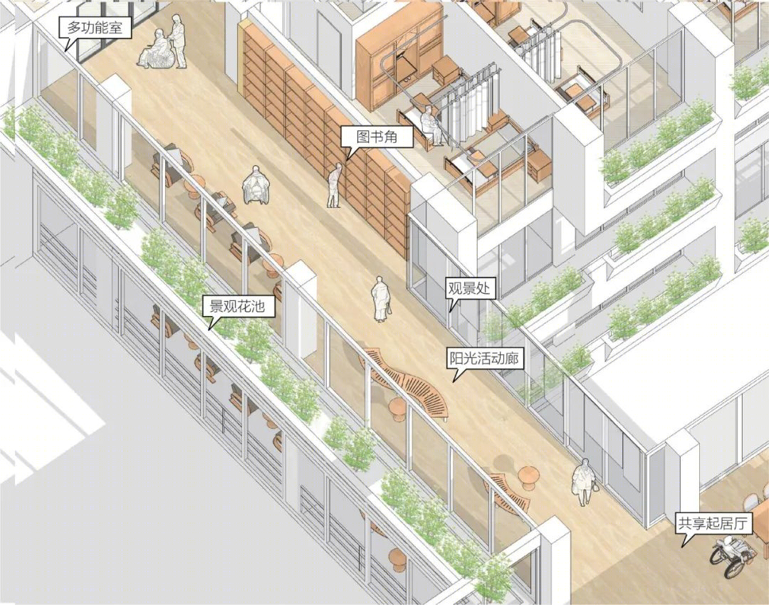 龙岗区养老护理院重新选址建设工程(设计)丨中国深圳丨深圳大学建筑设计研究院有限公司 何川建筑工作室-124