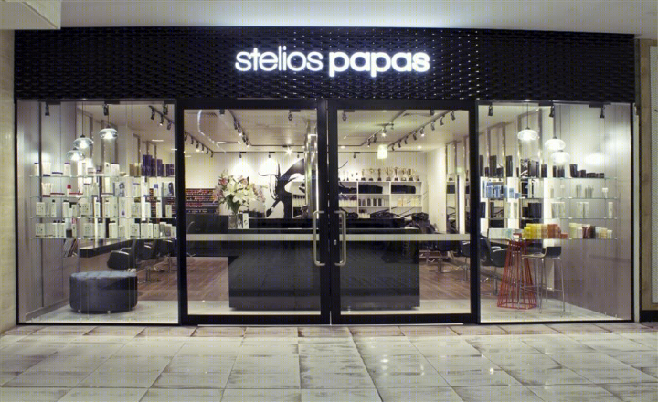 简约黑白,流畅空间——澳大利亚 Stelios Papas 沙龙设计-19
