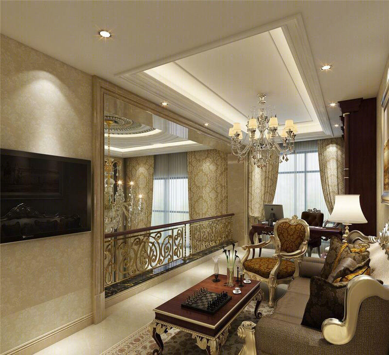 上海腾龙设计丨欧式新古典九龙仓兰宫 500 平独栋别墅样板间-40