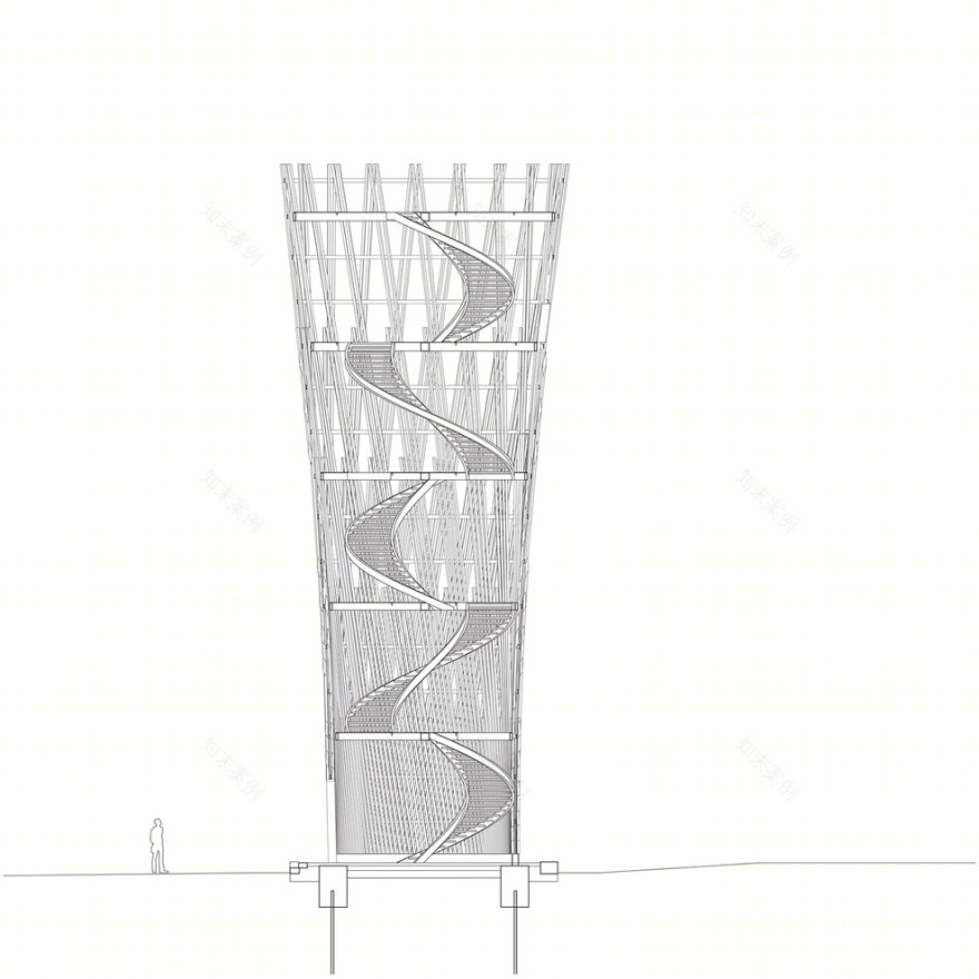 德国曲线结构景观塔(German curve landscape tower structure)丨FRENZEL ARCHITEKTEN事务所-30