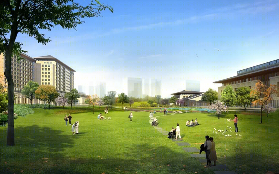 北京大学第三医院秦皇岛医院 · 绿色疗愈花园丨中国河北-79