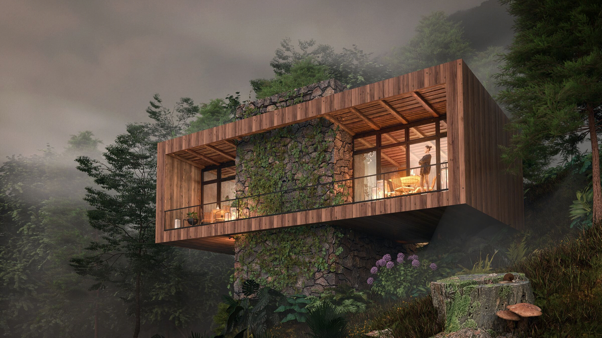 “森林之家”度假胜地丨葡萄牙丨Diogo Mega Architects-13