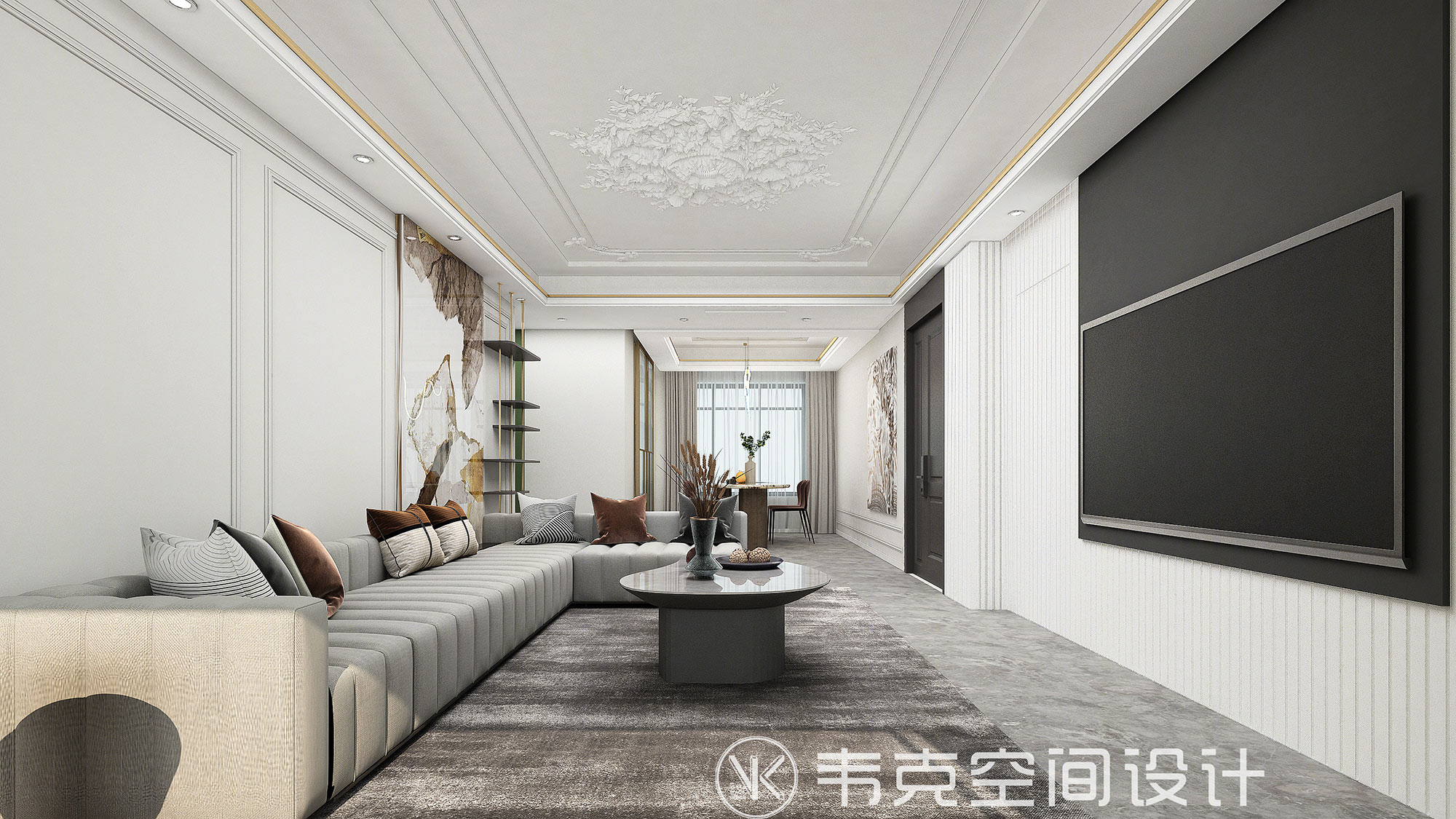 韦克丨轻奢风打造高级生活空间-3