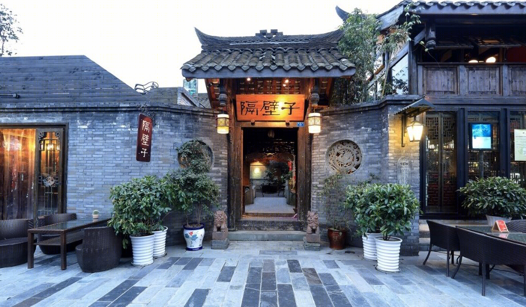成都宽窄巷子街区景观-11