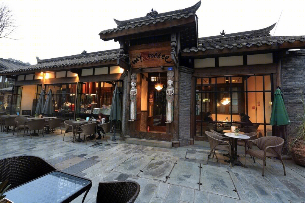 成都宽窄巷子街区景观-12